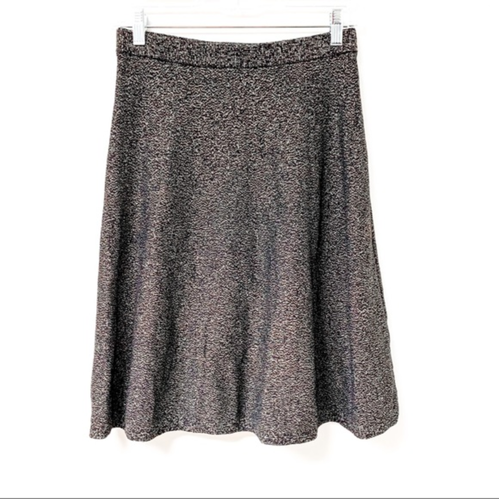 Nanette Nanette Lepore Black And Gold Metallic Circle Skirt Size Small